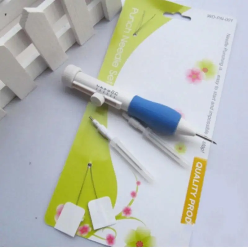 Набор пробивных игл для рукоделия набор 4 иглы 1 волшебная ручка вышивания игла