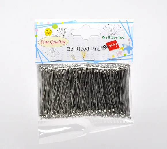 DoreenBeads 500 шт. хорошо отсортированные шпильки для детской головки 4 см (B13052) yiwu|pin
