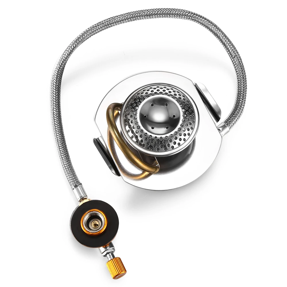 Mini Portable Stainless Steel Propane Outdoor Camping Gas Stove Foldable Split Burner for Cooking | Спорт и развлечения