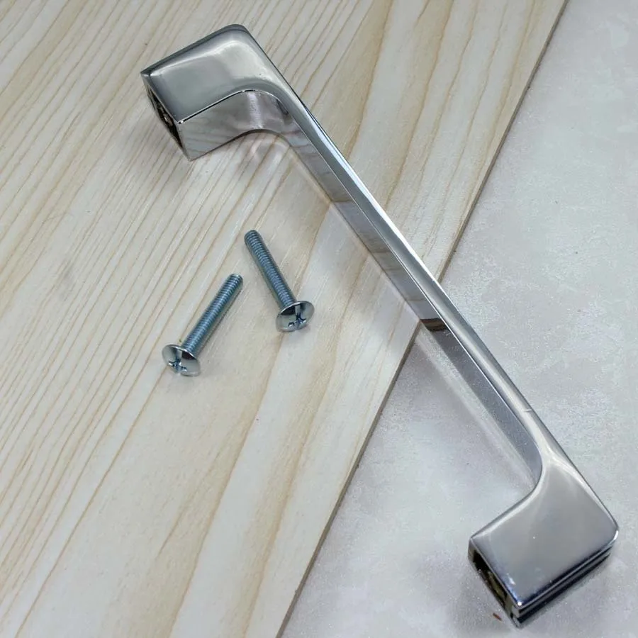 Ручки черные хромированные для кухонного шкафа 96 мм | Обустройство дома