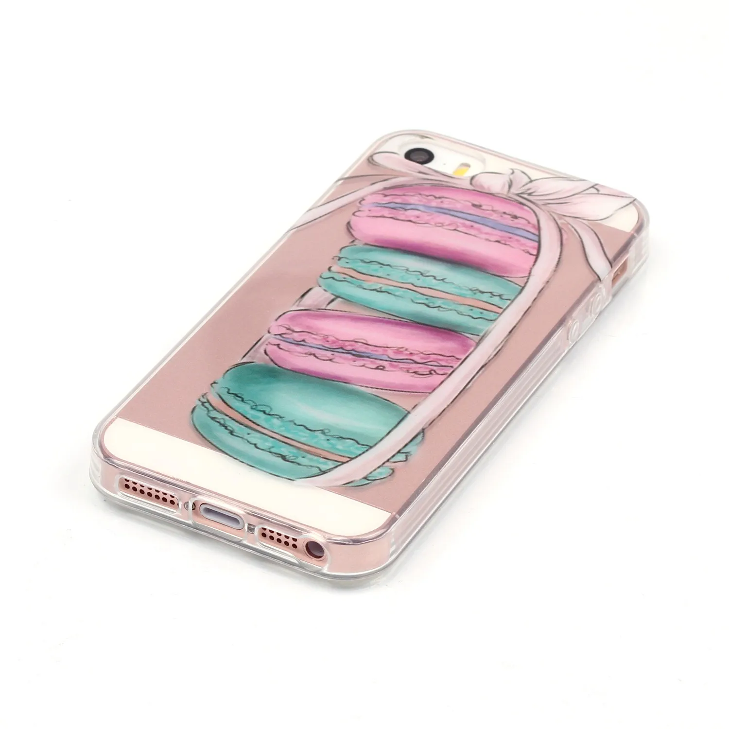 Чехол для телефона ASLING TPU Macaron iPhone 5/5S/SE | Мобильные телефоны и аксессуары