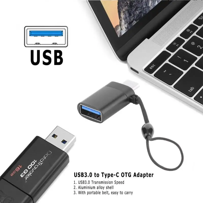 USB 3 0 Женский к Type C Мужской адаптер OTG конвертер разъем для ноутбука Аксессуары