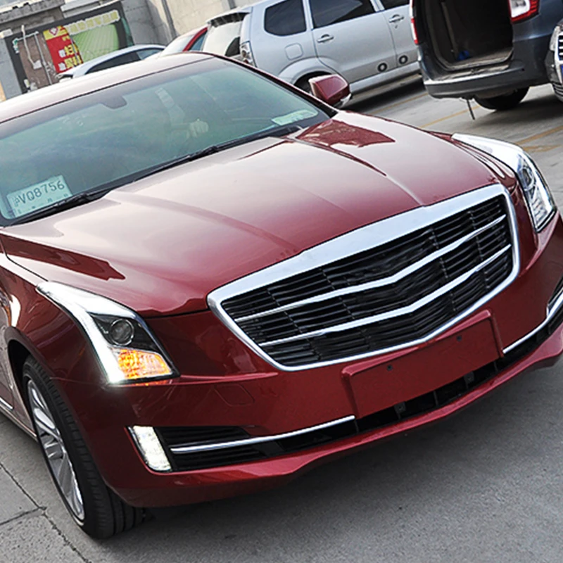 Roadot автомобильный Стайлинг дневной ходовой светильник для Cadillac ATS ATSL Би