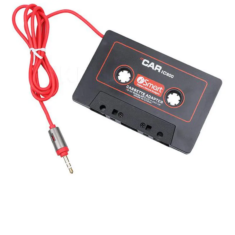 Новинка автомобильный адаптер кассеты Mp3 плеер конвертер для iPod iPhone MP3 AUX кабель CD
