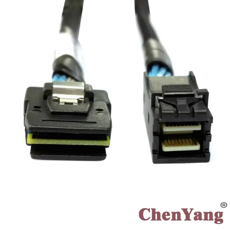 

Chenyang mini sas High Density HD SFF-8643 data Server hard disk raid to Internal Mini SAS SFF-8087 Cable 50cm