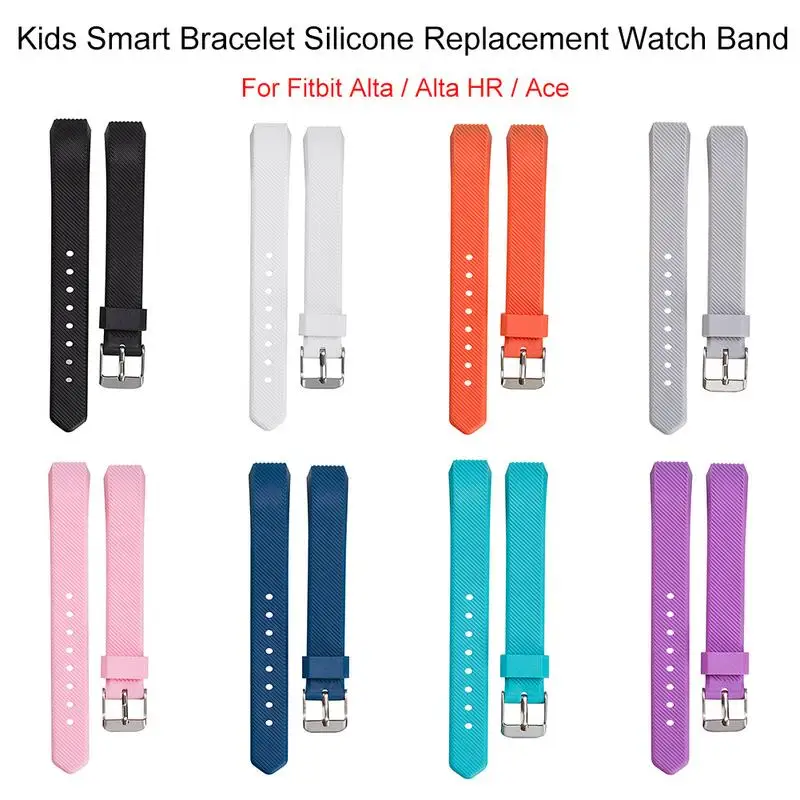 Мягкий силиконовый сменный ремешок для наручных часов Fitbit Alta/Alta HR/Ace детский
