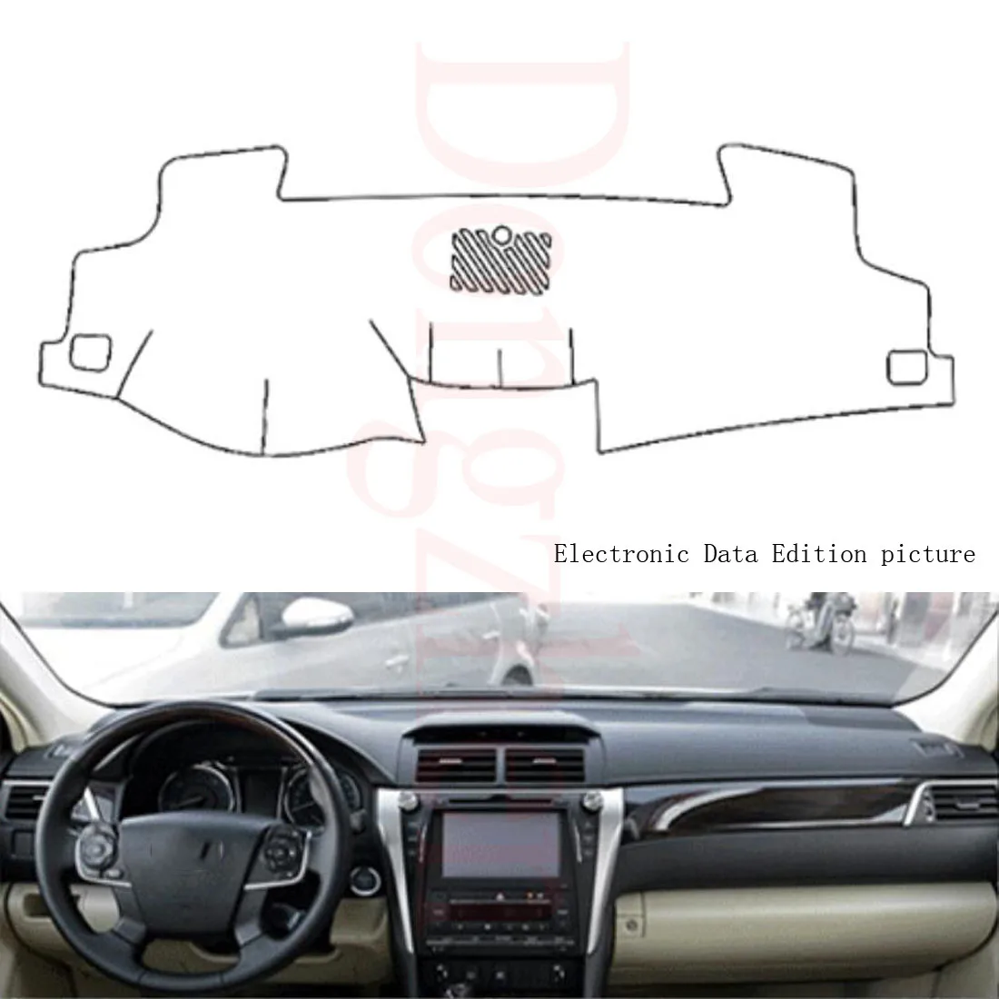 Dongzhen подходит для Toyota Camry 7 2012 до 2016 крышка приборной панели автомобиля Избегайте