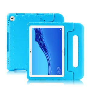 for huawei mediapad m5 lite 10 bah2 l09 bah2 w19 dl w09 al09 10 1 case children tablet hand held shock proof eva silicon cover free global shipping