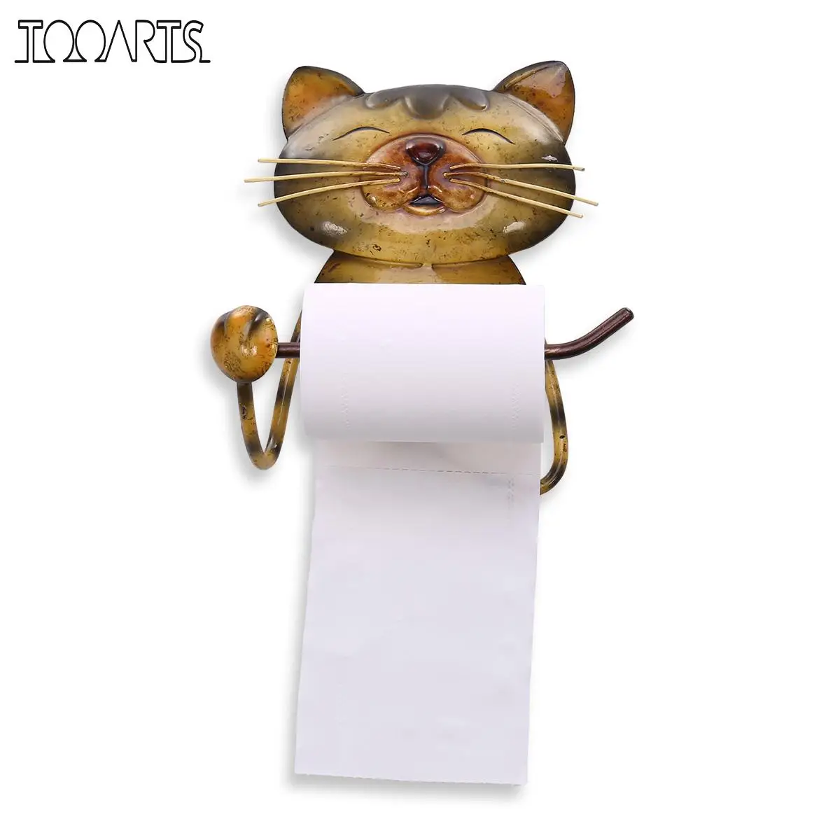 Держатель для бумажных полотенец Cat винтажный чугунный держатель туалетной