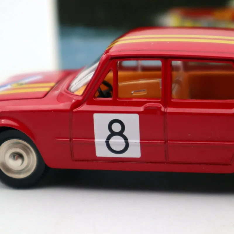 1:43 Atlas Dinky Toys 1401 для A ~ FA R MEO 1600 TI Rally #8 литьевые модели авто Подарочная
