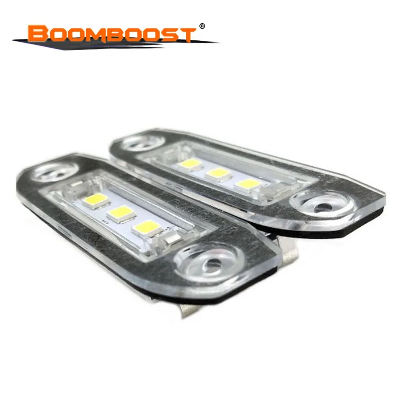 6000K 12v 2pcs LED License Lamp Assembly plate light White for Volvo S40 S60 S80 XC70 XC60 Automotive Car-Styling | Автомобили и