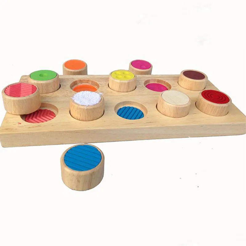 Montessori Wood Puzzle Toys Memory Training Touchpad Baby Cognitive Color Early Teaching Children's Educational | Игрушки и хобби