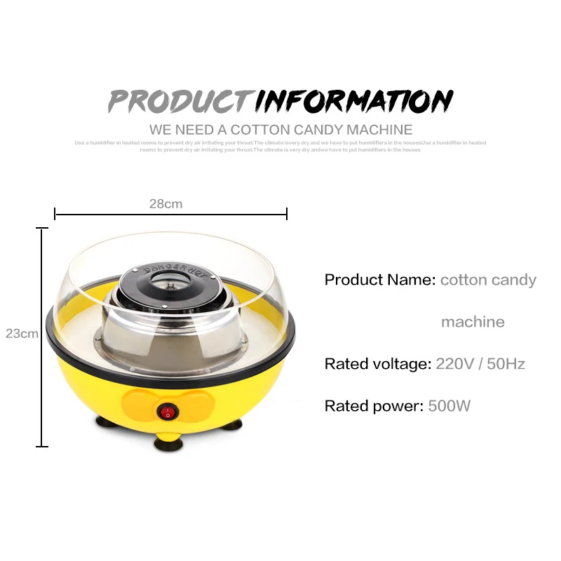 Горячая Распродажа Мини электрическая машина для изготовления сахарной нити Diy