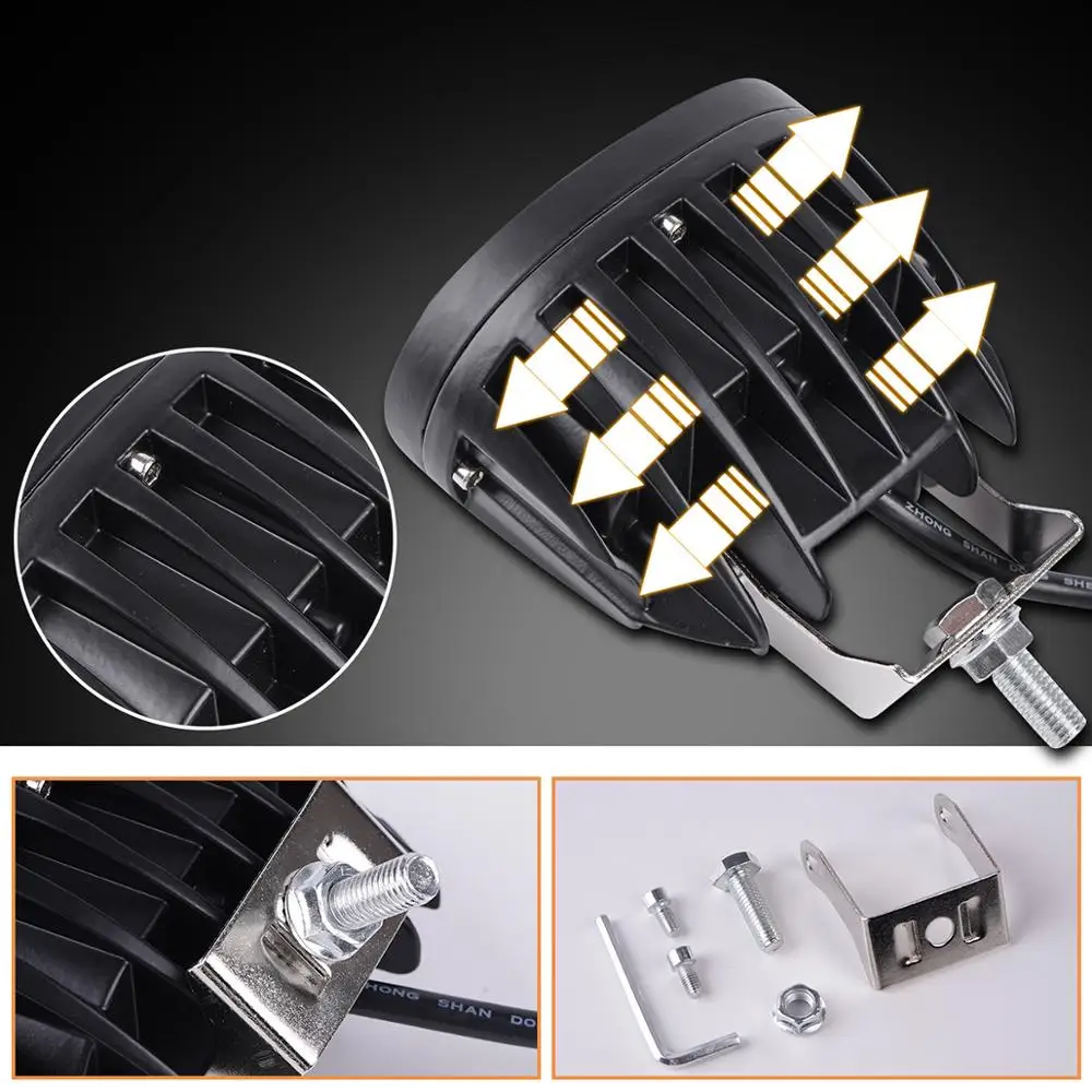 2 шт. синие светодиодные ламсветильник для вилочного погрузчика 12 В|Световая