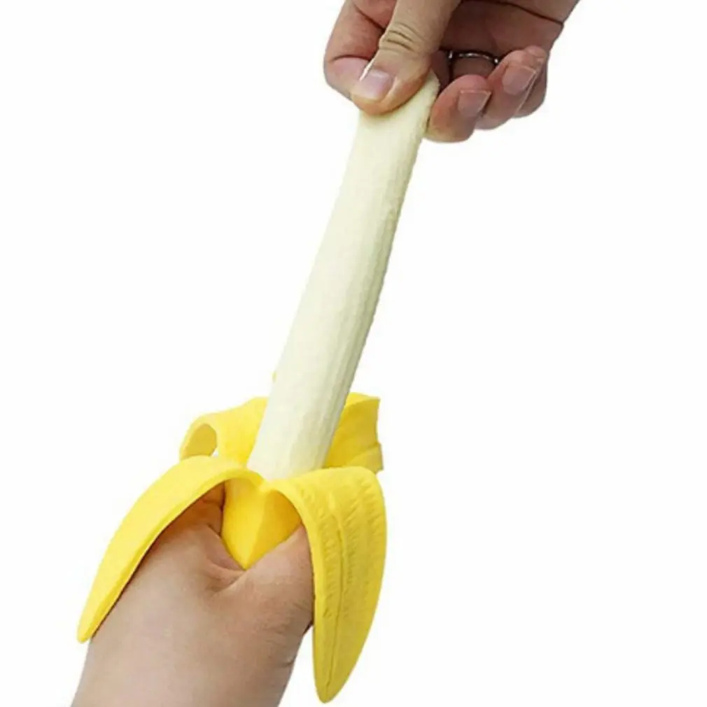 Simulation Squishy Cute Banana PU Slow Rising Toys Soft Squeeze Relief Stress Scented Gifts For Men Women | Игрушки и хобби