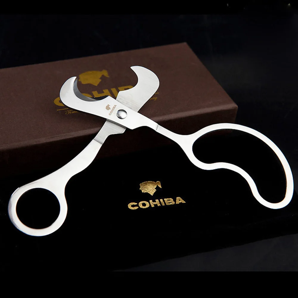 Фото Двойные лезвия COHIBA, искусственная кожа из нержавеющей стали, карманные гаджеты, электронная сигарета, кубинский, для курения, 226 №2