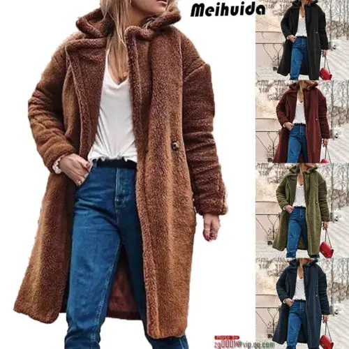 Женское кашемировое пальто Свободный кардиган вязаный джемпер оверсайз верхняя