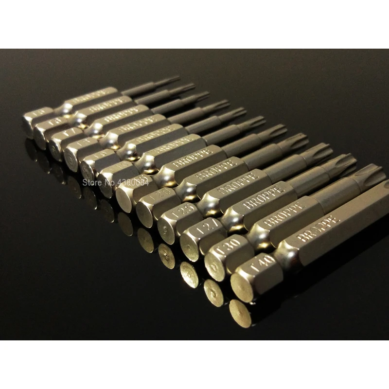 Набор Магнитных отверток TORX 12 шт. 50 мм 1/4 &quot(6 35 мм) шестигранный хвостовик