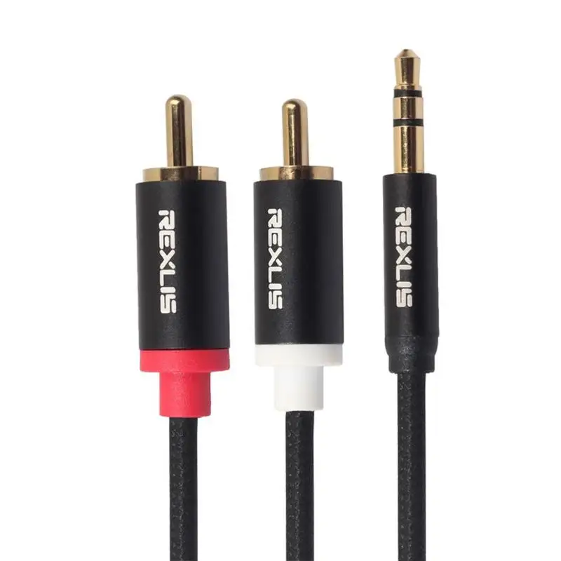 1 8 м 3 5 мм стерео папа 2 RCA Мужской Аудио кабель w/RCA конвертер XLR микрофоны смесители