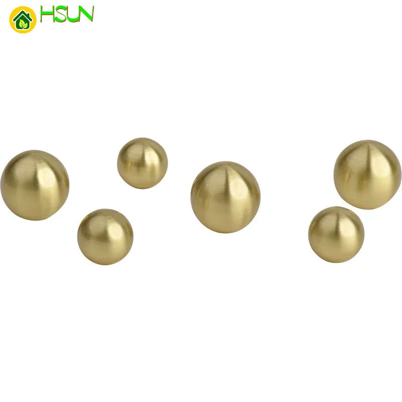 1 шт. позолоченные круглые латунные ручки и для шкафа винтажные выдвижные