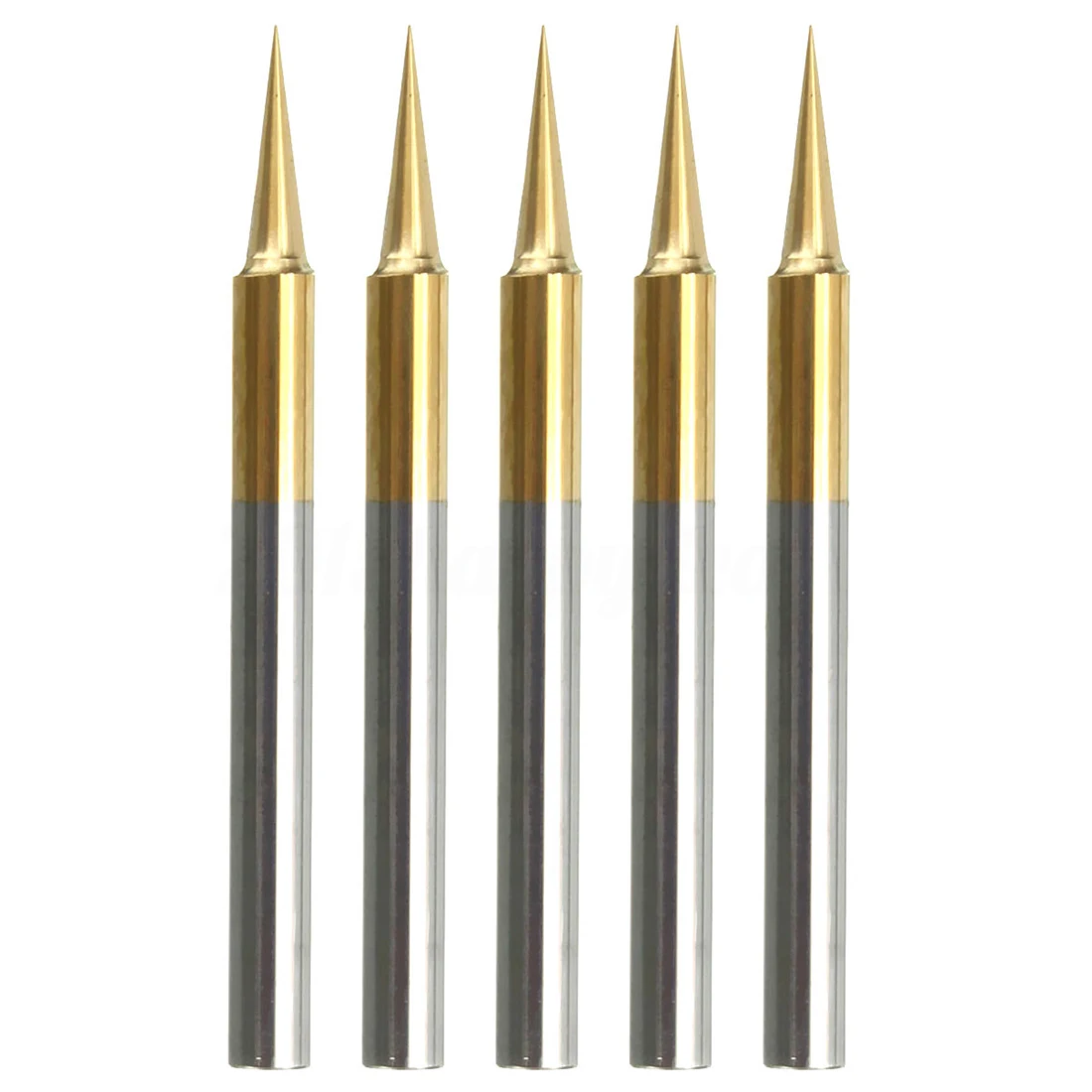 

HLZS-5pcs 15 Degree 0.1mm Tungsten steel PCB Engraving CNC Bit Router Tool