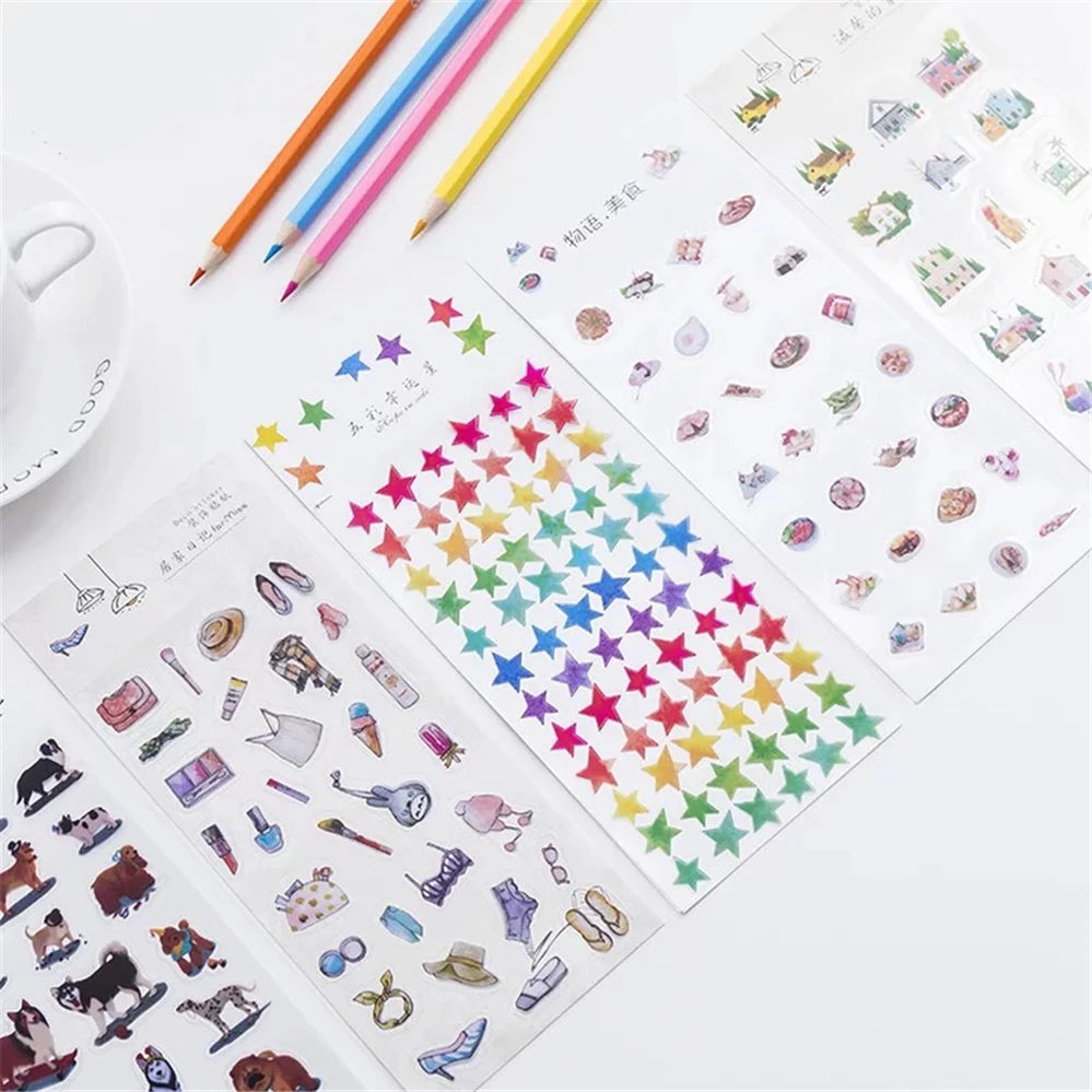 Зеленые кактус растения декоративные наклейки из бумаги васи Скрапбукинг палка