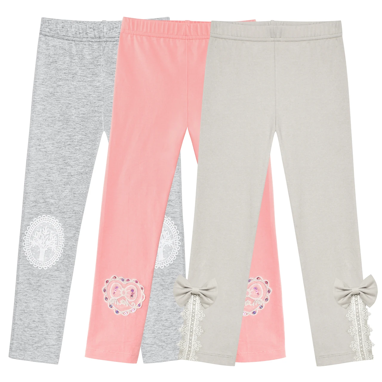 Sunny Fashion платья для девочек платье Девочки Штаны 3 Pack Хлопок лосины тянущийся