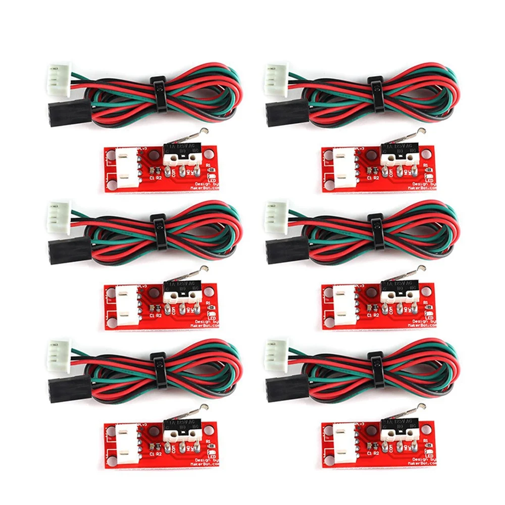 

6 шт., механический концевой выключатель для 3D принтера Makerbot Prusa Mendel Reprap Cnc Arduino Mega 2560 128