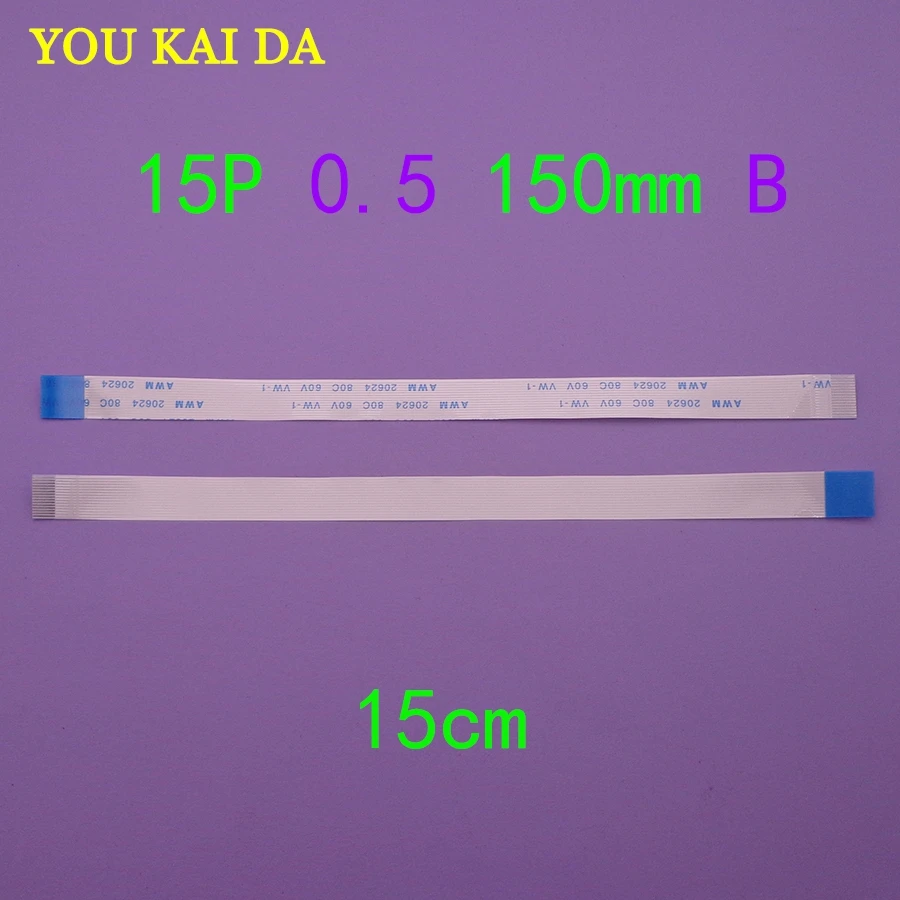 100 шт. гибкий кабель FFC FPC с сенсорной панелью длина гибкого кабеля 15 см Pin P 0 5 мм 150