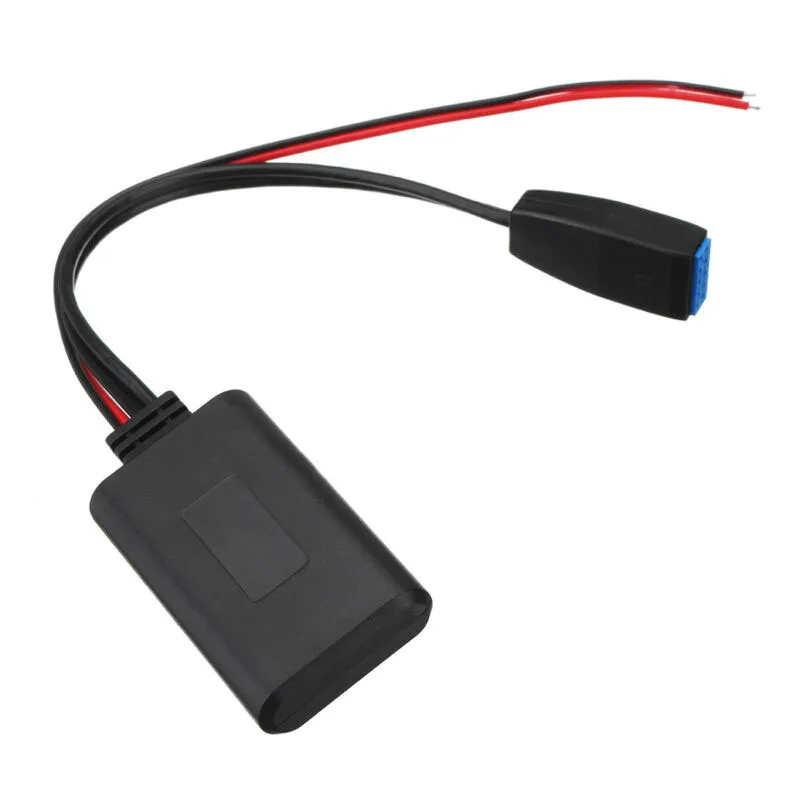 1 шт. 23 см 10 pin Черный ABS пластик 4 Bluetooth модуль CD головки блока AUX порт адаптер для BMW