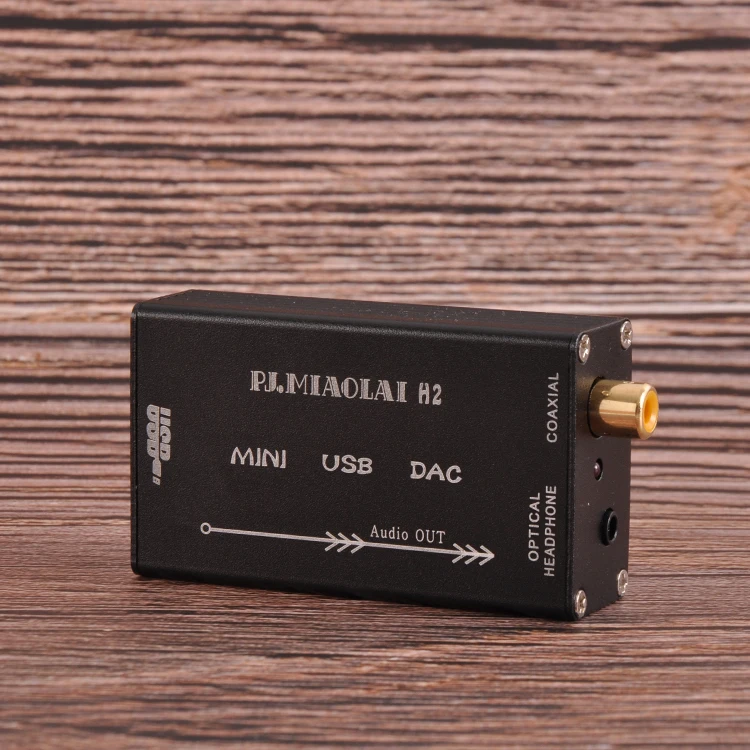 Портативный ПК USB PCM2704 DAC поддерживает AUX волокно и коаксиальный выход HIFI аудио