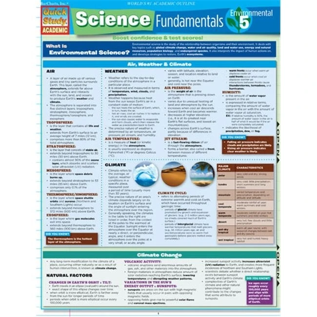BarCharts Inc. 9781423209515 основы науки 5| |