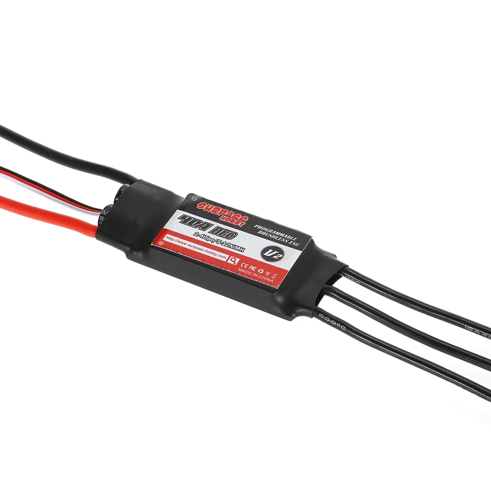 SURPASS HOBBY 2814 1300KV 14 полюсов бесщеточный двигатель и 40A ESC 2 4S для RC самолета с