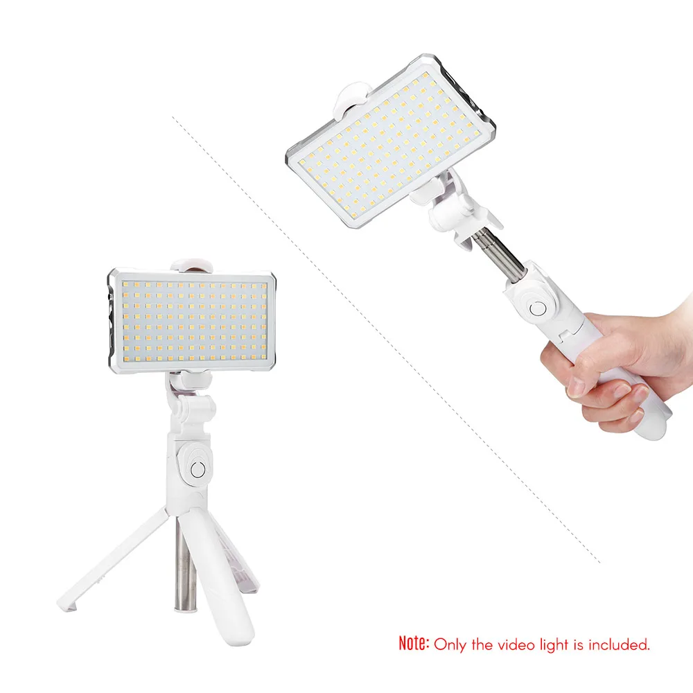 LituFoto F12 Mini LED Video selfie studio Light photographic lighting 3200-5600K Brightness 5%-100% CRI 96+ with Mount Adapter |