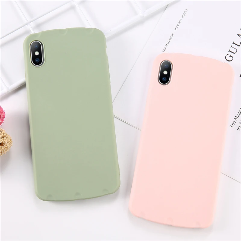 Lovebay чехол для телефона iPhone 6 6s 7 8 Plus X XR XS Max Модный милый карамельный цвет новый