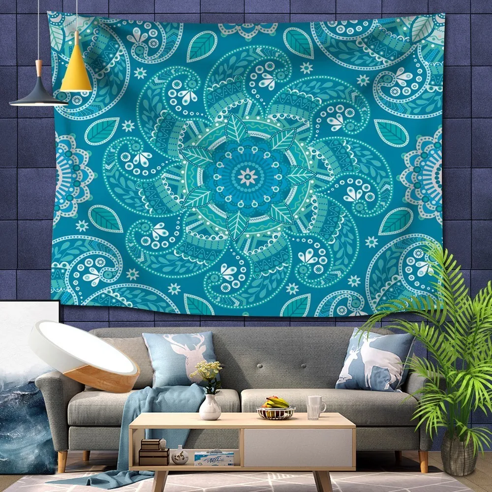 Скандинавский МАНДАЛА ГОБЕЛЕН ковер одеяло хиппи покрывало для йоги настенный