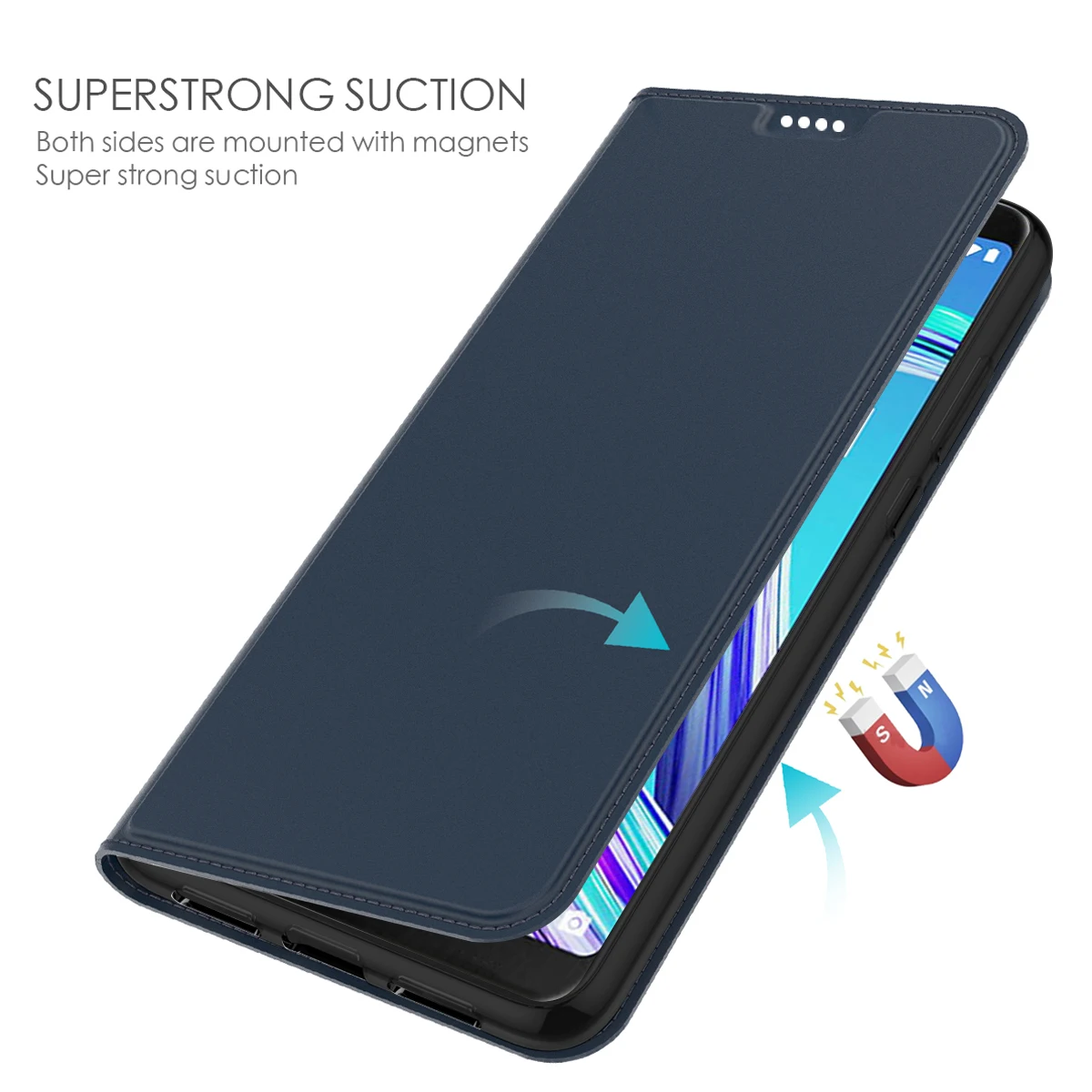 Для Asus ZenFone Max Pro M1 ZB601KL/ZB602KL чехол для телефона с подставкой и карманом карт флип