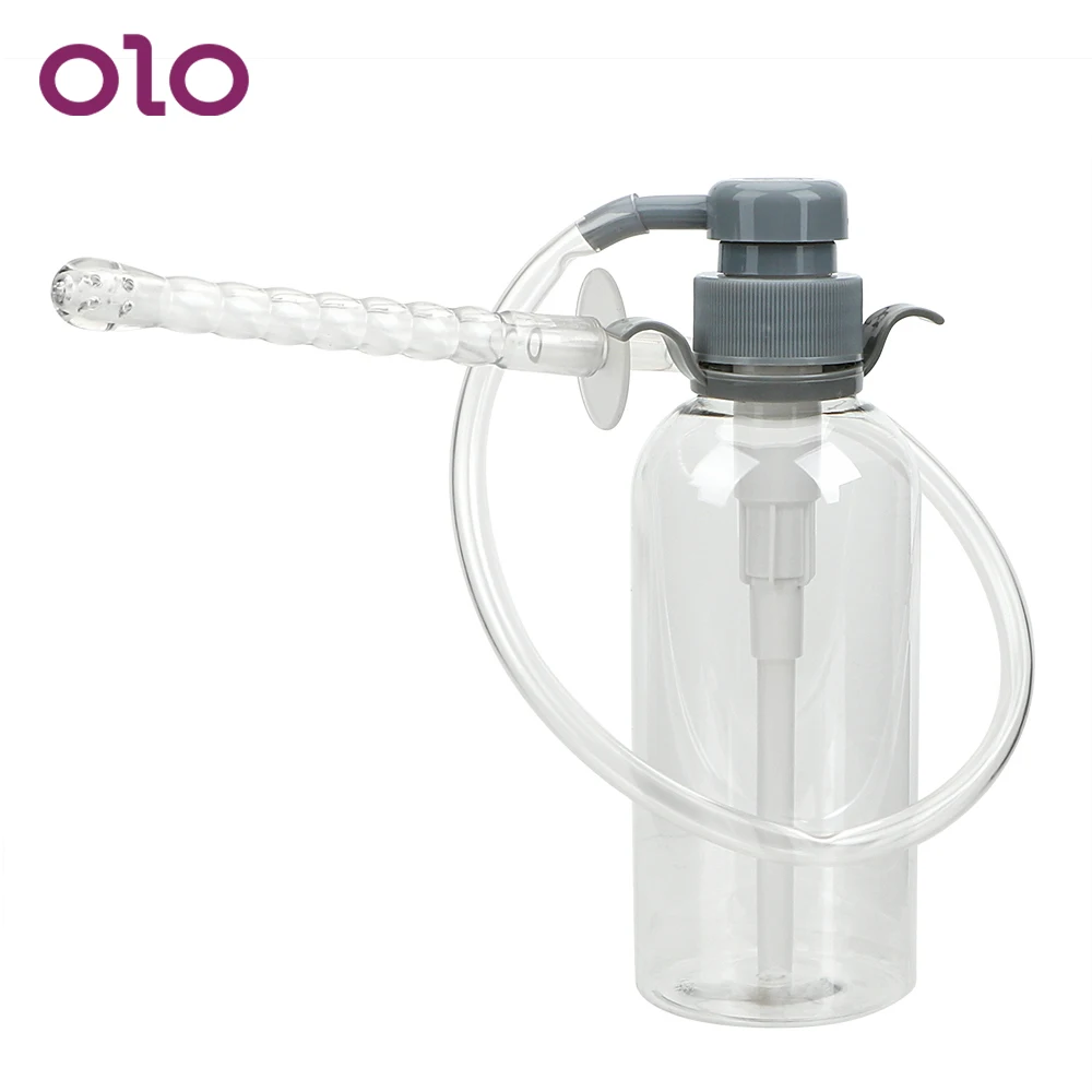 OLO 300mL Douche Anal Cleaner Butt Vagina Cleaning Rectal Sprayer Enema Sex Toys for Women Men Products |
