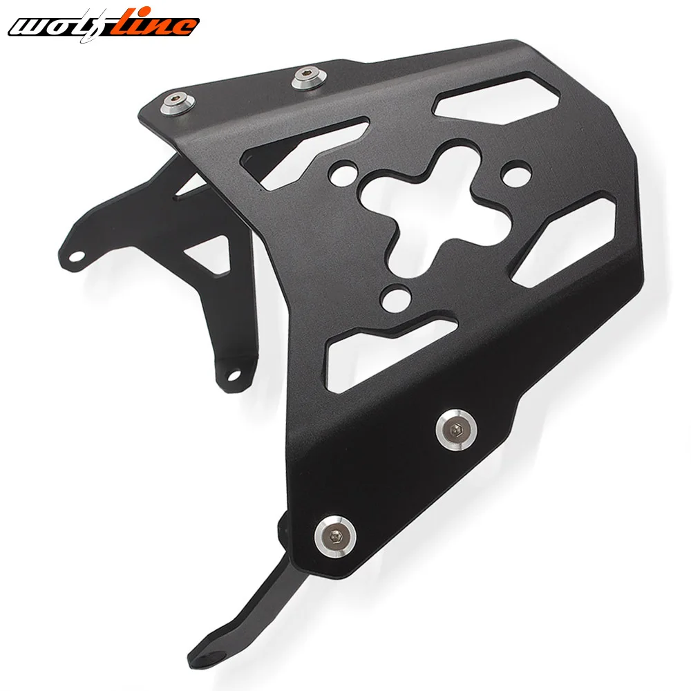 Motorcycle Luggage Top Rear Rack Carrier Fender Support w/hardware Kawasaki Ninja 650 ER6N ER6F EX650E EX650F 2012 13 14 15 2016 |