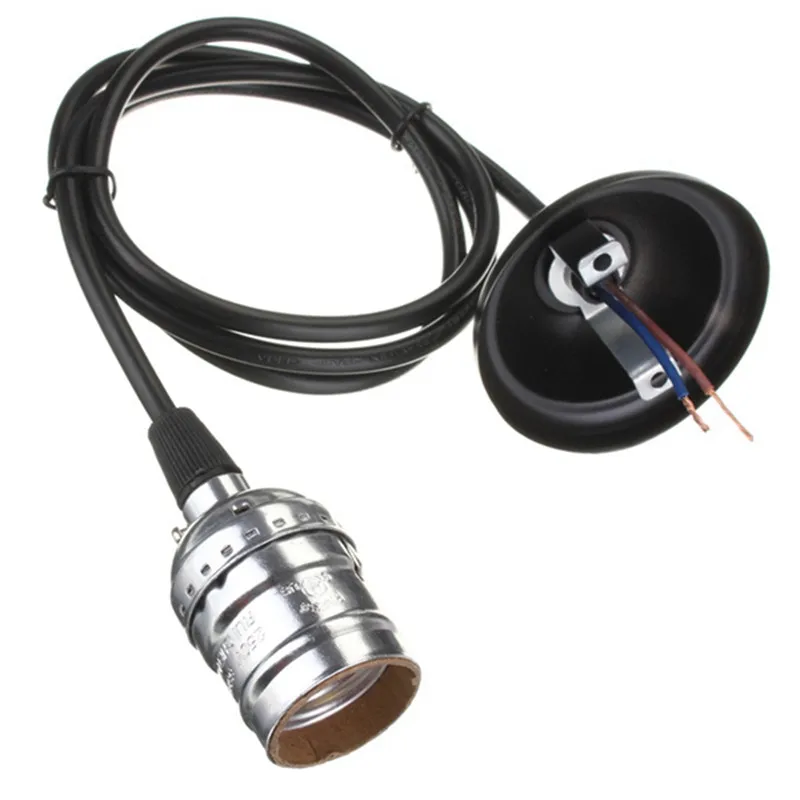 CLAITE E27 AC110-220V Винтаж Щепка электрическая лампочка эдисона гнездо держателя лампы