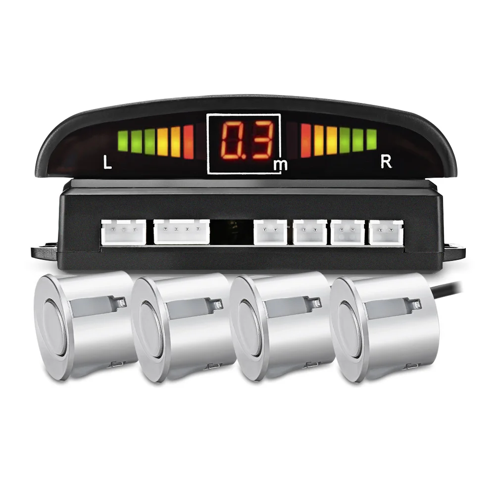 Y - 688 Universal Car Parking Sensor with 4 sensors Reversing Detector Digital LED Display Distance Alarm System | Автомобили и