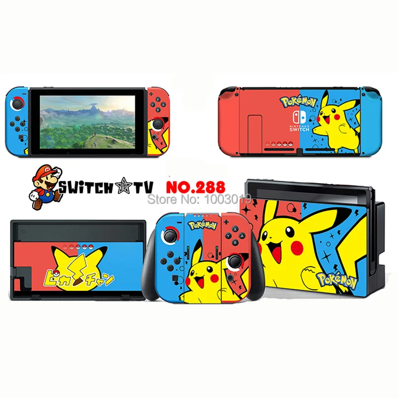 Набор виниловых наклеек для Pokemen/Zelda переключателей Nintendo Console и Joy Con Controlle|stickers