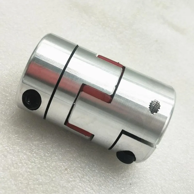 2 шт./лот CNC Гибкая муфта вала D55 l80 мм id17мм с keyway 5 и id24мм 6 (оба концевых