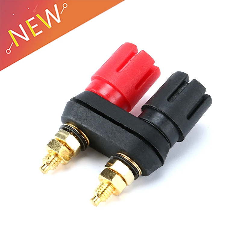 

Speaker Banana Plug Binding Post Connectors Dual Female Banana Plug Terminal Connector Banana Socket For Speaker Amplifier