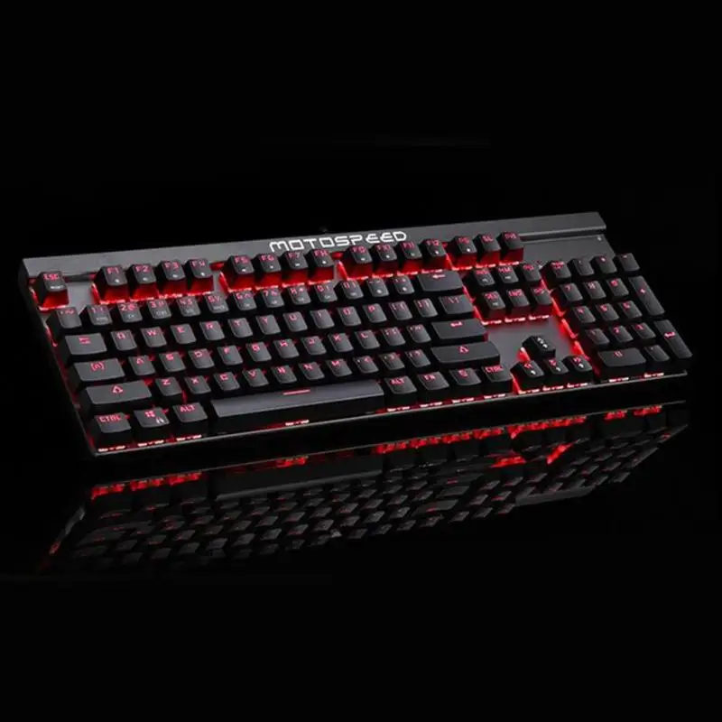 Motospeed CK103 игровая механическая клавиатура Проводная RGB с подсветкой