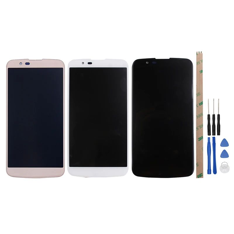 Alesserr For LG K10 2016 LCD K420N K430DS K430DSF K430DSY Display And Touch Screen With Frame +Tools Replacement | Мобильные