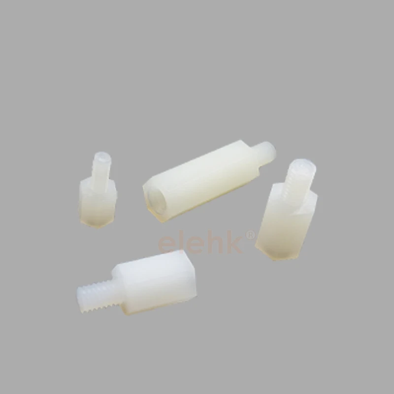 Nylon66 материал 50pcs M3 HTP 306 hex резьбовые проставки|Винты| |