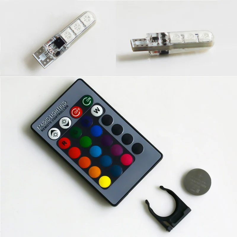 Zarpooz 2 шт водонепроницаемый RGB Клиренс ширина парковочный светильник яркая