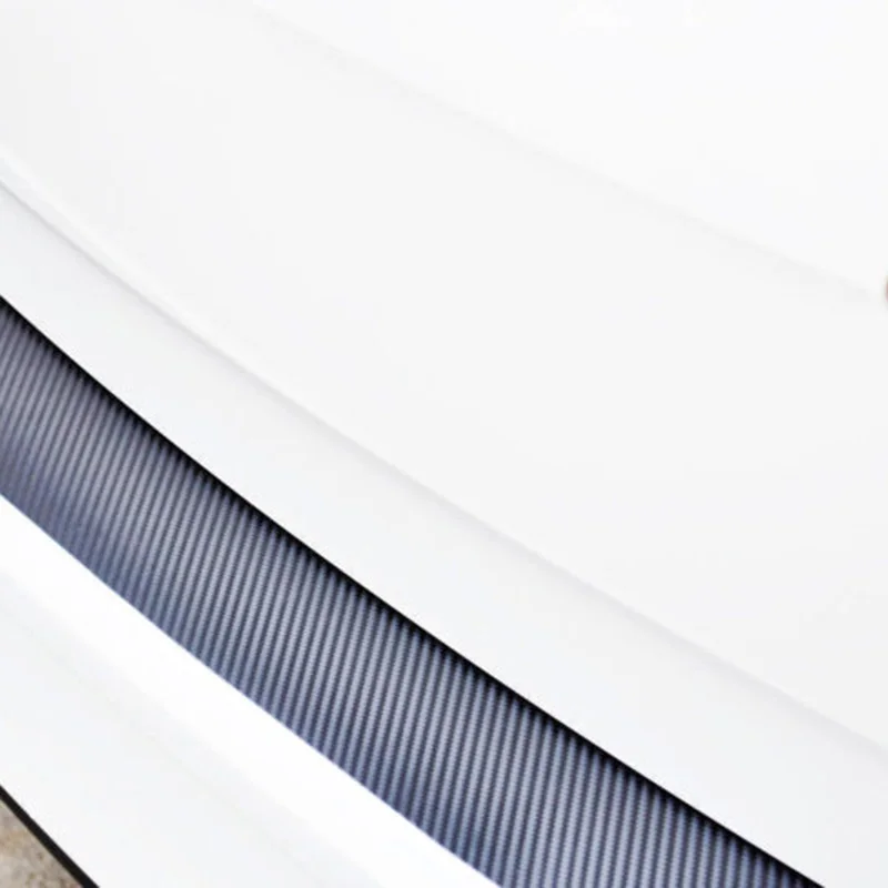 1 шт. 90 см черная Автомобильная дверная пластина заднего бампера 4D наклейки из