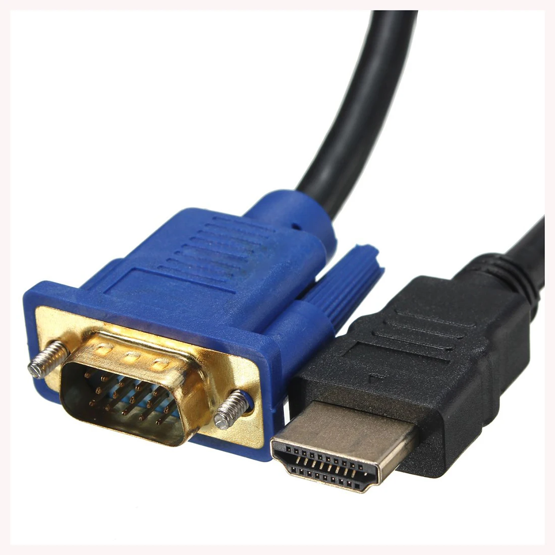 HD ТВ 1 8 M Адаптер штыревой HDMI на VGA адаптер кабель соединительный с разъемом кабеля